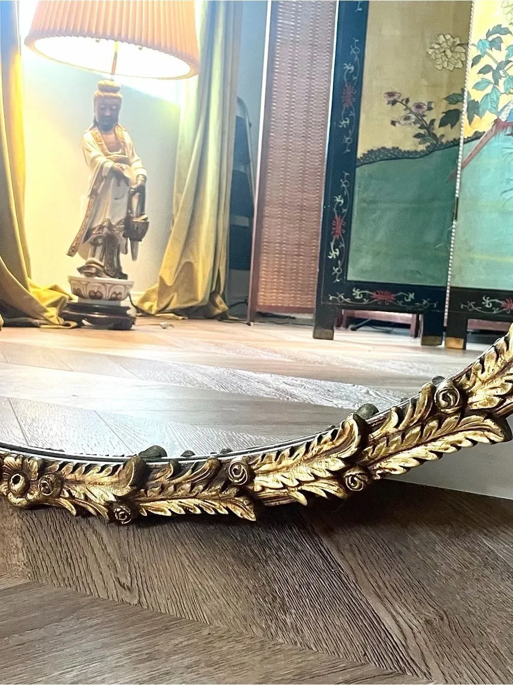 ♥️ Vintage Laurel Leaf Wall Mirror